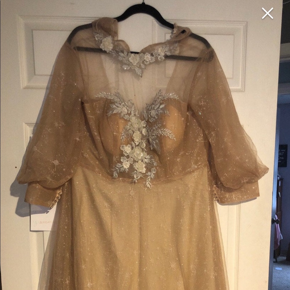 Champagne Prom Dress